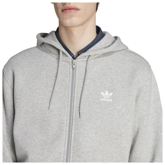 Adidas Ανδρική ζακέτα Trefoil Essentials Full-Zip Hoodie